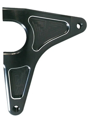 Triple X Race Components Steering Arm Left Front Combo Black SC-FE-1001BLK