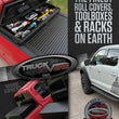 Load image into Gallery viewer, Truck Covers USA Full Size Toolbox and Hard Retractable Roll-up Tonneau Cover Combination - Side View
