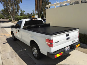 Truck Covers USA Full Size Toolbox and Hard Retractable Roll-up Tonneau Cover Combination - Main Product View