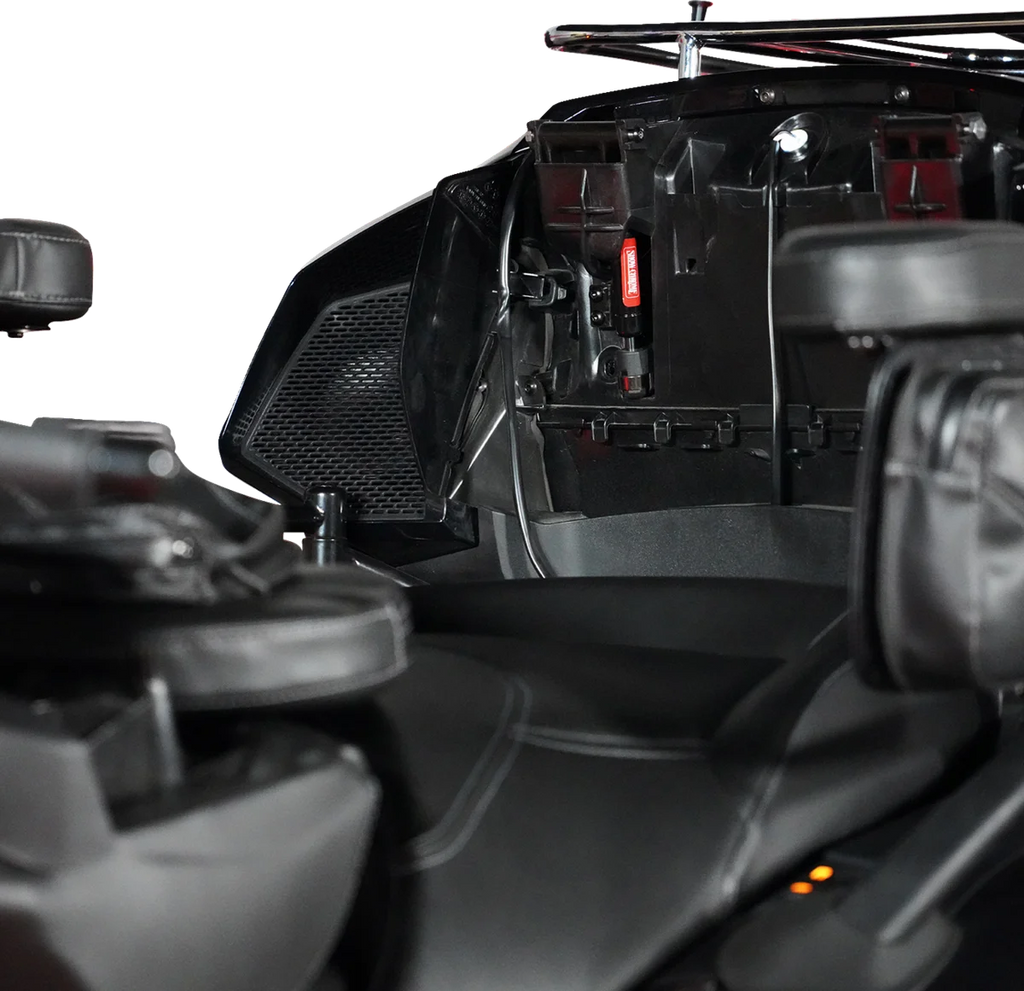 Trunk Shock - Can-Am RT Show Chrome - Back View