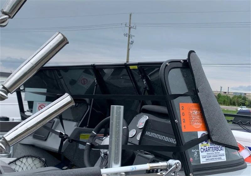 Truxedo Boat Windshield Protector - Installation View