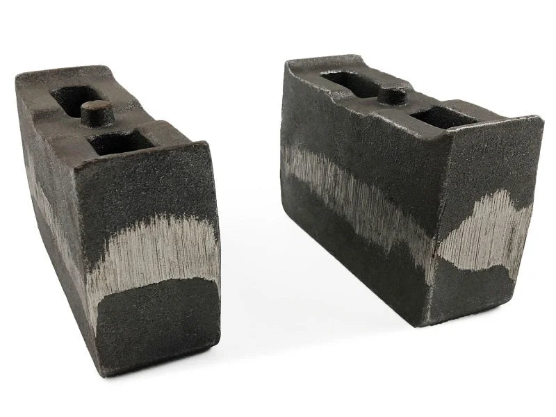 Tuff Country 01-10 Chevy Silverado 2500HD/3500 4wd 4in Cast Iron Lift Blocks Pair - Main Product View