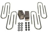 Tuff Country 4in Rear Block & U-Bolt Kit (w/3.5in or 4in Rear axle) fits 2003-2010 Dodge Ram 3500 4wd Laramie / 2003-2010 Dodge Ram 3500 4wd SLT / 2006-2007 Dodge Ram 3500 4wd Sport / 2003-2010 Dodge Ram 3500 4wd ST