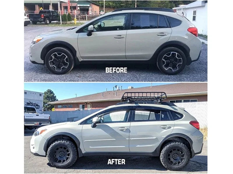 Tuff Country 13-17 Subaru Crosstrek 1.5in Lift Kit - Side View