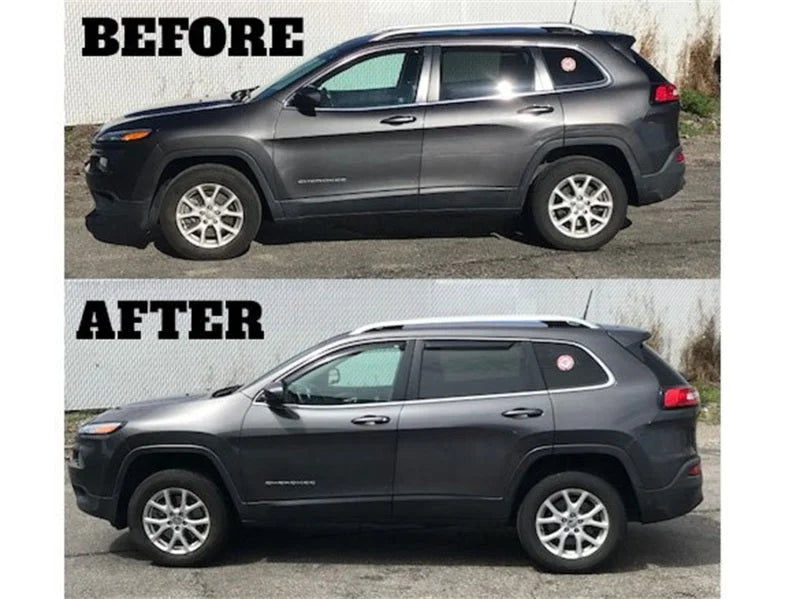 Tuff Country 14-22 Jeep Cherokee KL (Includes Latitude) 2wd & 4wd 2in Lift Kit 42103 - Side View