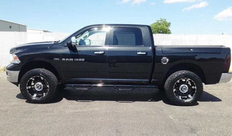 Tuff Country 19-23 Ram 1500 Classic 4x4 5 Lug 4in Lift Kit w/Ball Joint Upper Control Arms & Shocks - Side View