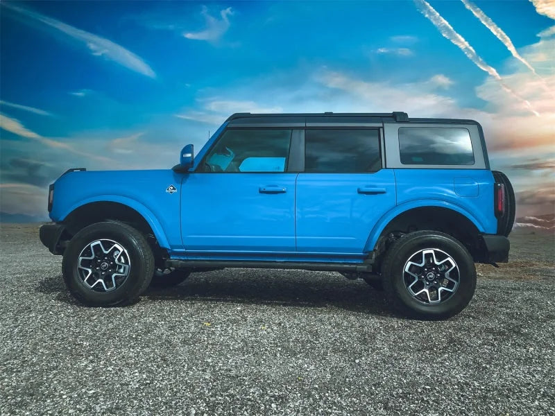 Tuff Country 21-23 Ford Bronco 2in Suspension Lift Kit Front and Rear - Installation View