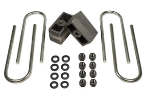 Tuff Country 87-01 Jeep Cherokee 4wd (w/ 2.75in Rear axle) 3in Rear Block & U-Bolt Kit