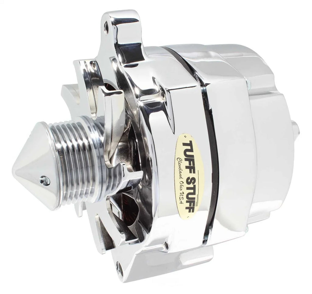 Tuff Stuff Performance Accessories 100 Amp Alternator 1 Wire 6-Groove 7068BBULL6G fits Ford - Main Product View