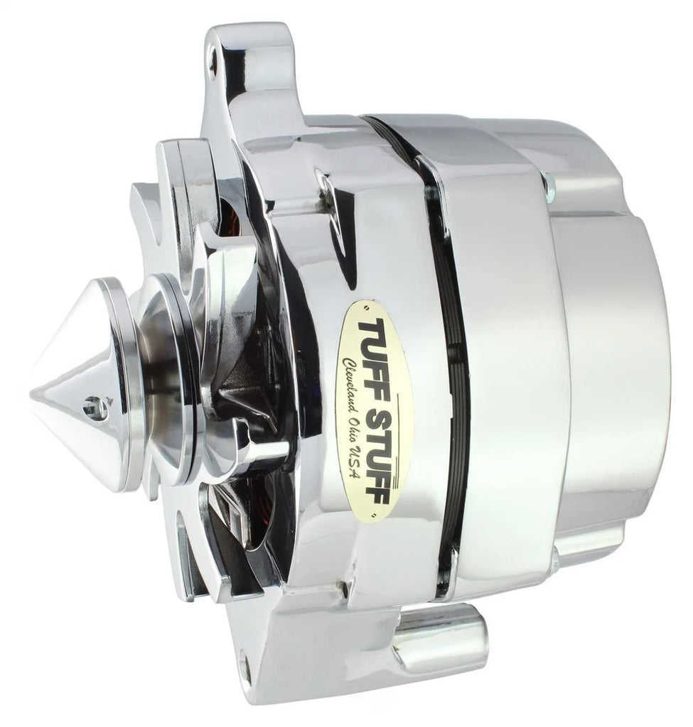 Tuff Stuff Performance Accessories 100 Amp Alternator 1 Wire V-Groove 7068BBULL fits Ford - Main Product View