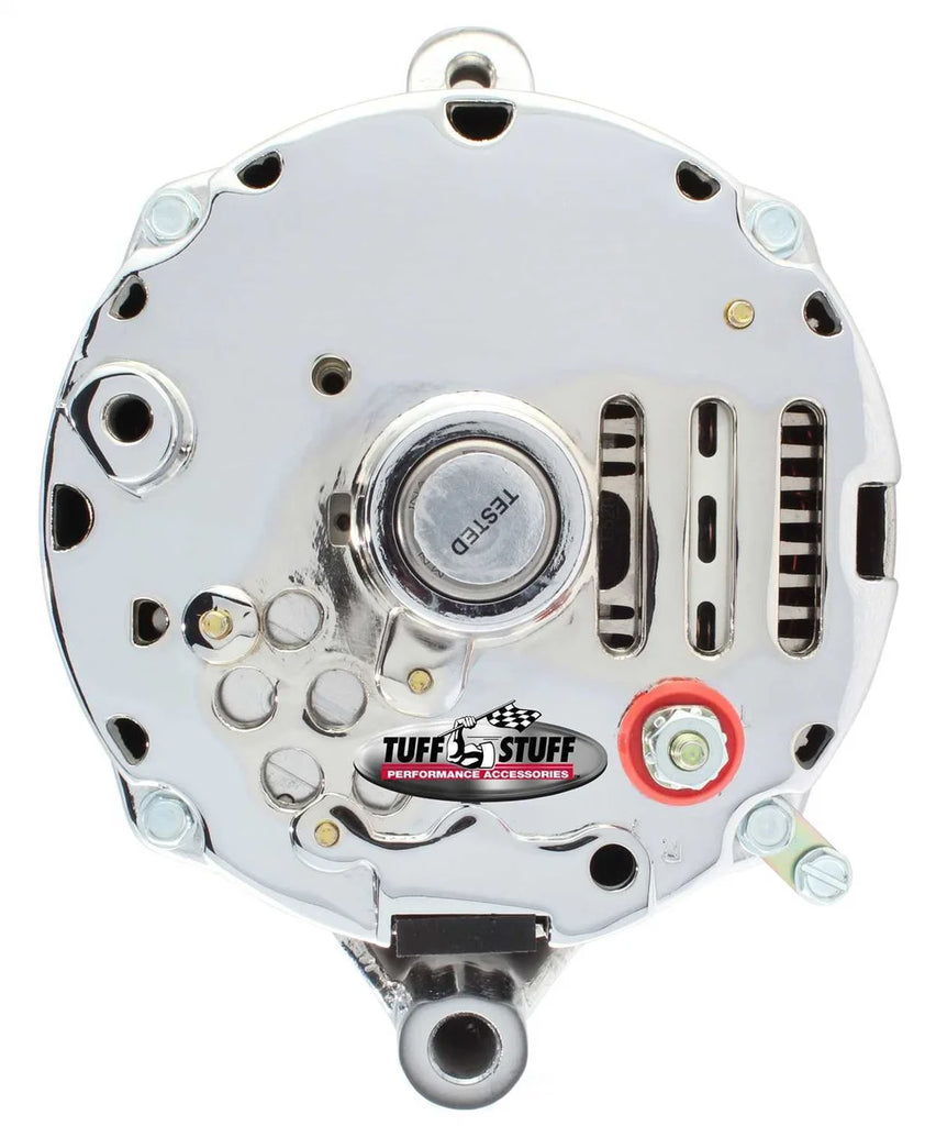 Tuff Stuff Performance Accessories 100 Amp Alternator 1 Wire V-Groove 7068BBULL fits Ford - Side View