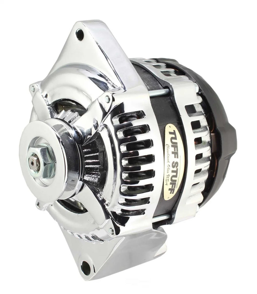 Tuff Stuff Performance Accessories 225 MAX Amp Alternator 1 Groove 1 Wire Chrome 8441C1G1W - Main Product View