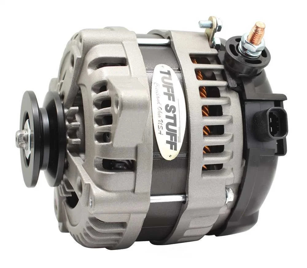 Tuff Stuff Performance Accessories 225 MAX Amp Alternator 1-Groove 1-Wire Cast 8321FC1G1W - Main Product View