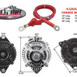 Load image into Gallery viewer, Tuff Stuff Performance Accessories 225 MAX Amp Alternator 1-Groove OEM Wire Cast 8319FC1GOE - Side View