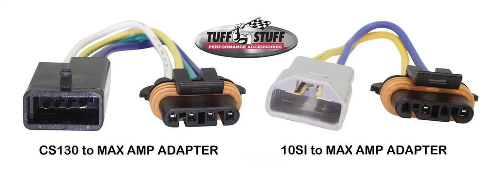 Tuff Stuff Performance Accessories 225 MAX Amp Alternator 1-Groove OEM Wire Cast 8319FC1GOE - Back View
