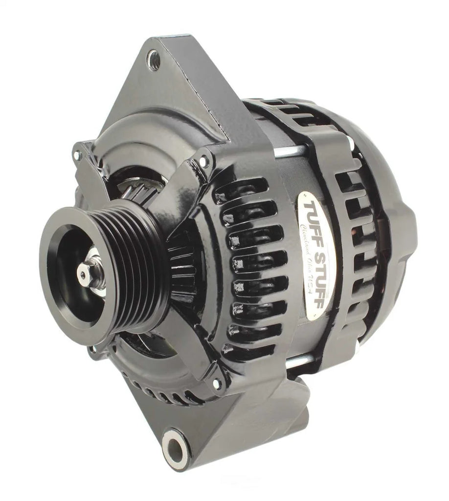 Tuff Stuff Performance Accessories 225 MAX Amp Alternator 6 Groove 1 Wire Black 8441B6G1W - Main Product View