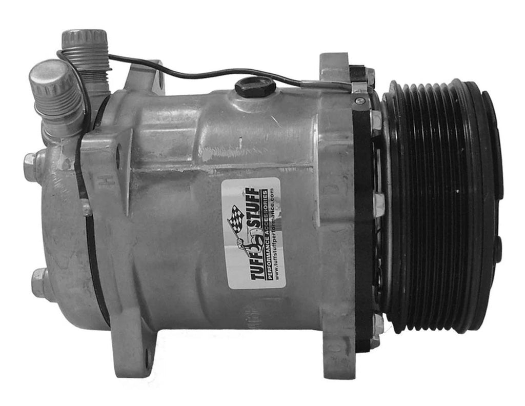 Tuff Stuff Performance Accessories 508 Compressor R134A Plain Serpentine 4515NC6G