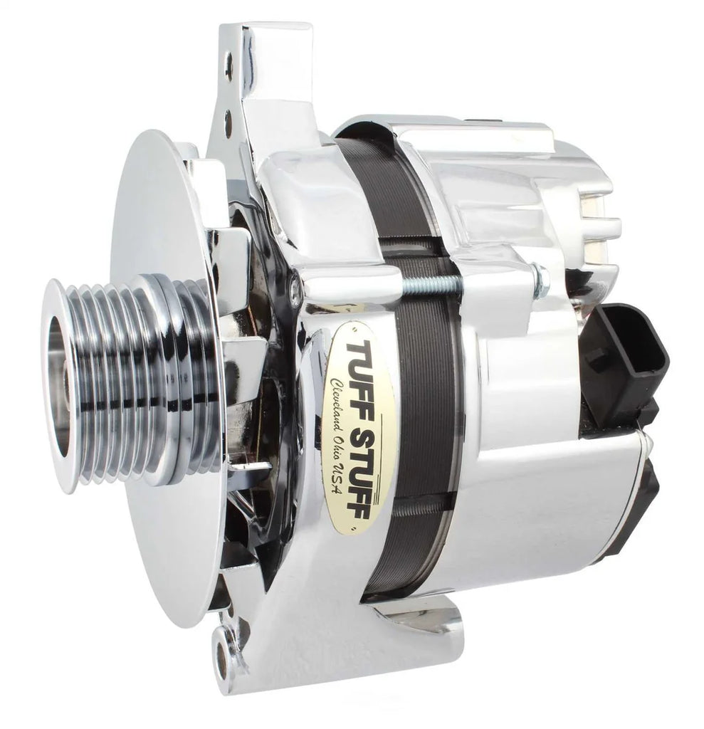 Tuff Stuff Performance Accessories Alternator 100 Amp Chrome 7716B fits Ford 5.0L - Main Product View