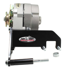 Load image into Gallery viewer, Tuff Stuff Performance Accessories Alternator Bracket SBC Long Water Pump Black 7668B - Back View