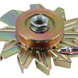 Load image into Gallery viewer, Tuff Stuff Performance Accessories Alternator Gold Zinc Fan And Pulley Combo 7600AD - Main Product View