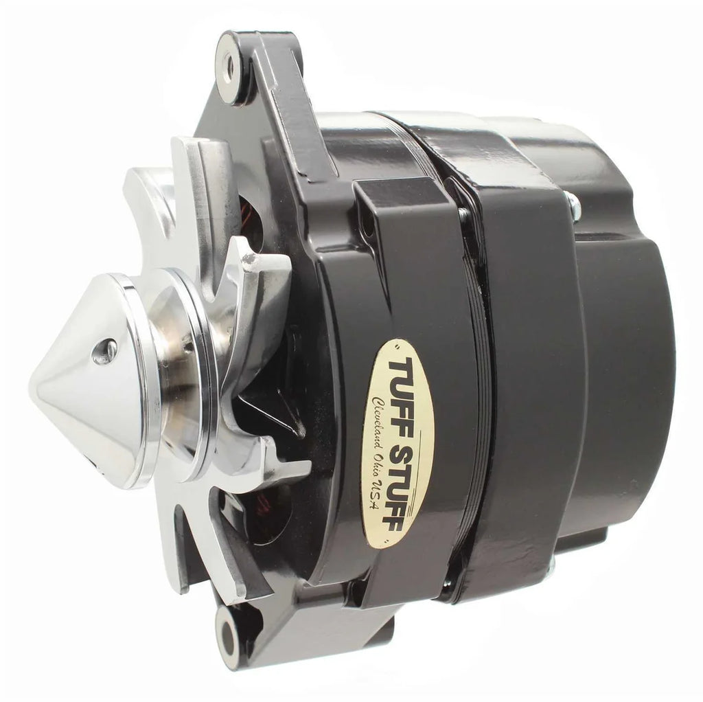 Tuff Stuff Performance Accessories Alternator Silver Bullet 140 Amp 1-Wire Black 7140FBULL12 fits Gm - Main Product View