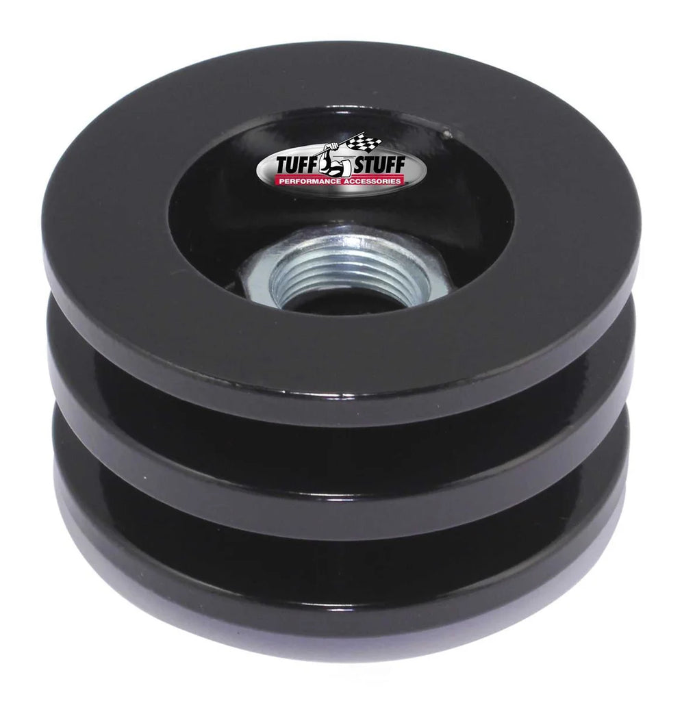Tuff Stuff Performance Accessories Alternator Stealth Black Pulley Double V 7610FB - Main Product View