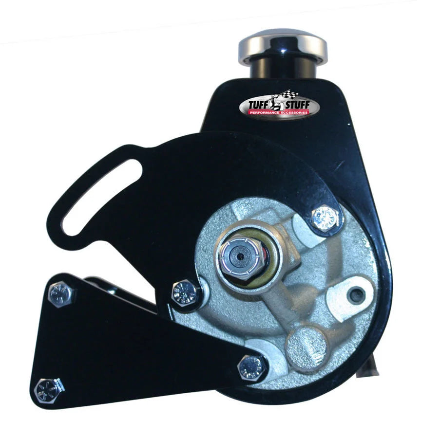Tuff Stuff Performance Accessories BBC Power Steering Brckt LWP Black 6507B