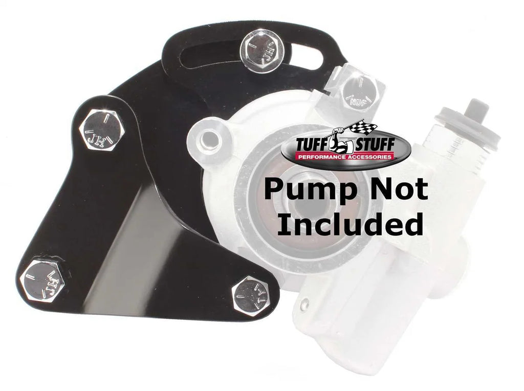 Tuff Stuff Performance Accessories BBC Power Steering Bracket Short Water Pump Black 6505B - Main Product View