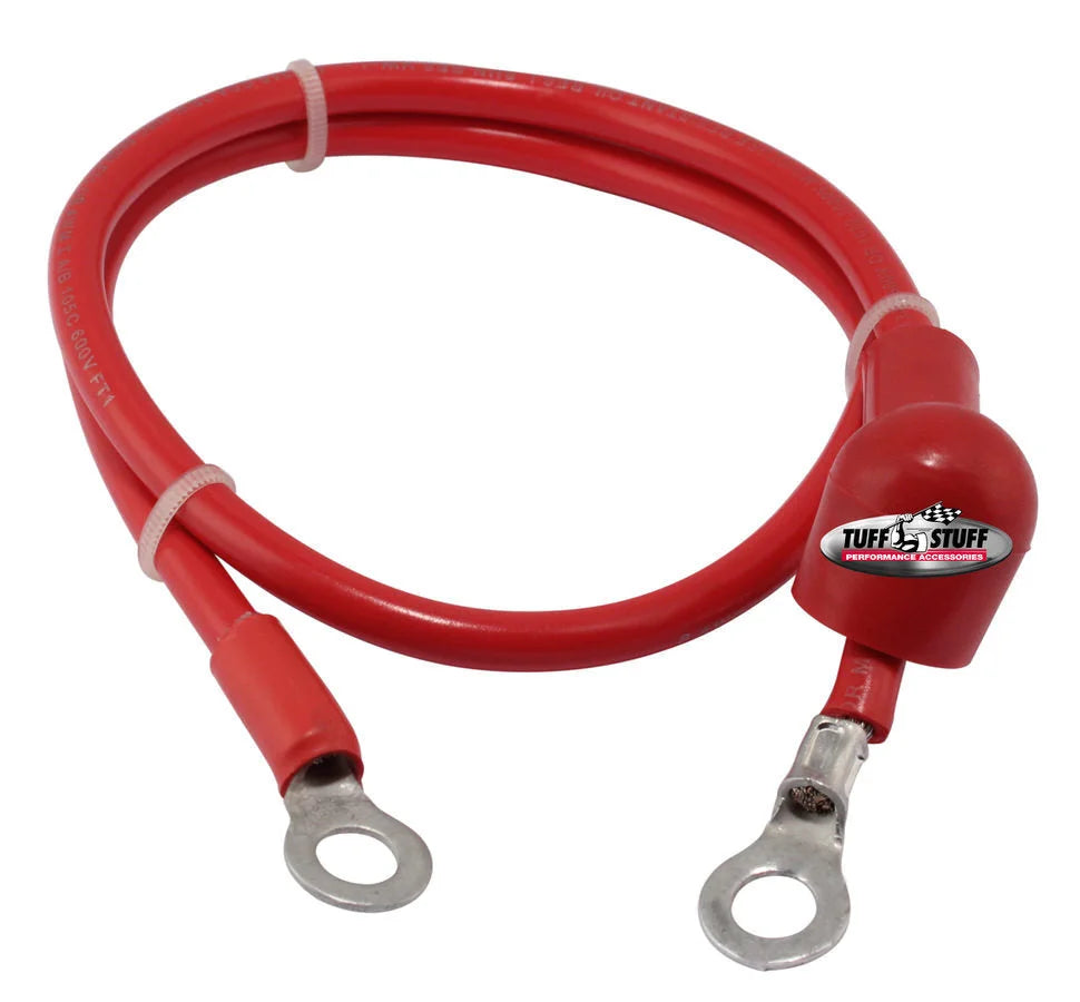 Tuff Stuff Performance Accessories Charge Wire 36in 8-Gauge w/Boot 754636