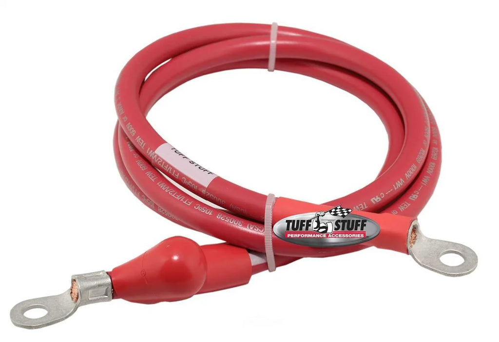 Tuff Stuff Performance Accessories Charge Wire 48in 4-Gauge w/Boot 754448 - Main Product View