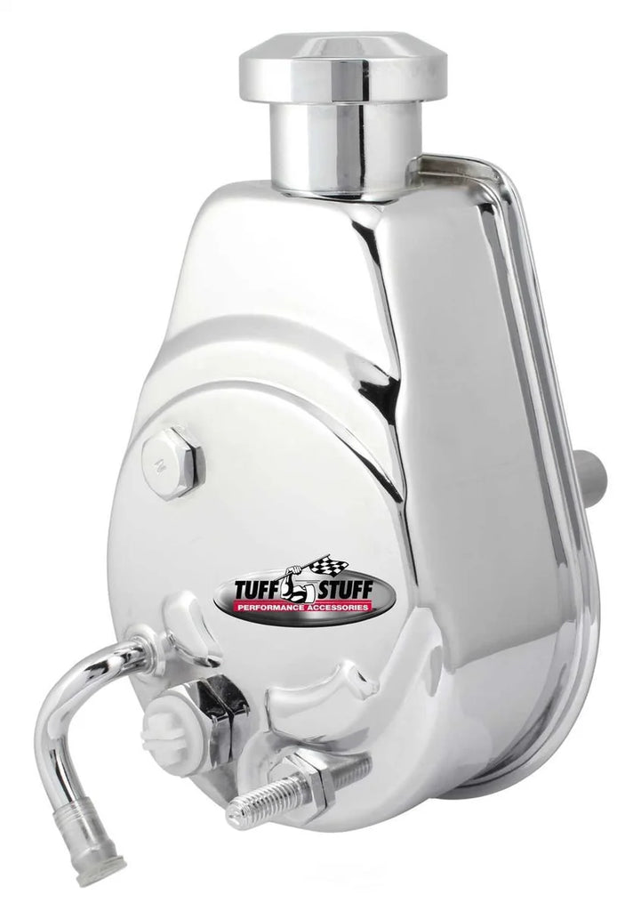 Tuff Stuff Performance Accessories Chrome Power Steering Pump 6182A fits 1980-1988 Gm G-Body - Main Product View