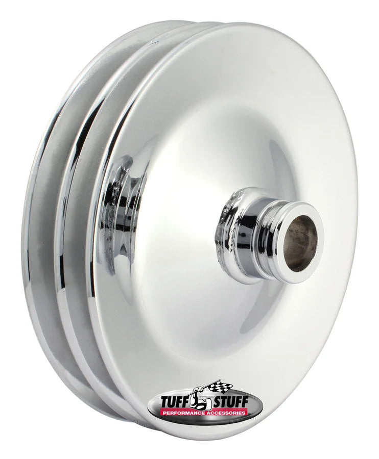 Tuff Stuff Performance Accessories Double V-Groove Power Steering Pump Pulley 8486A