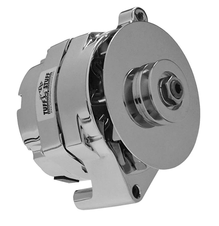 Tuff Stuff Performance Accessories Ford Alternator Chrome 1 Wire 1 Groove Pulley 7068RD