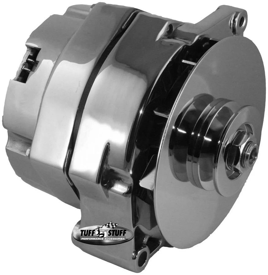 Tuff Stuff Performance Accessories GM Alternator 80 Amp Ext Reg Chrome 7102NA
