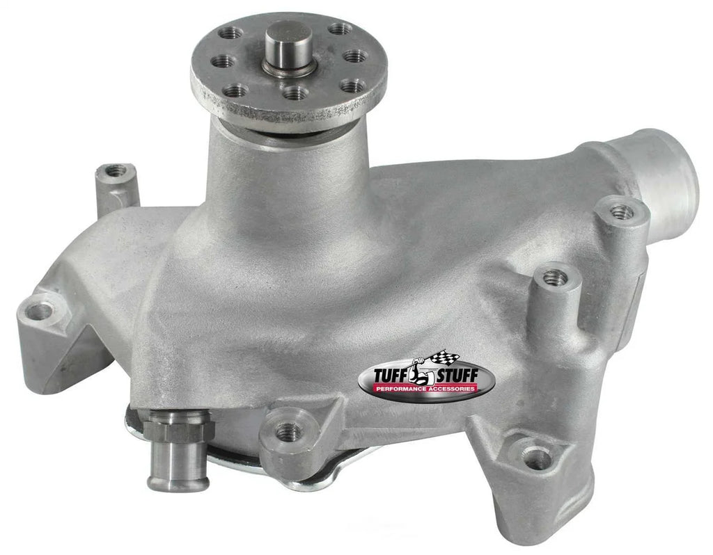 Tuff Stuff Performance Accessories Long Water Pump Platinum As Cast 1511NC fits SBC - Main Product View