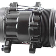 Load image into Gallery viewer, Tuff Stuff Performance Accessories Peanut A/C Compressor 6 Groove Pulley Black 4517NC6GBLA - Main Product View