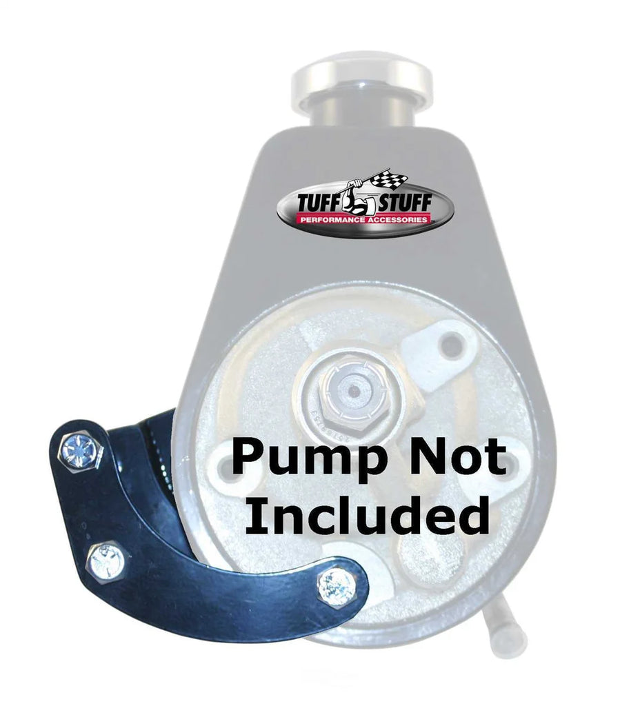 Tuff Stuff Performance Accessories Power Steering Bracket SWP Black 6504B fits SBC - Main Product View