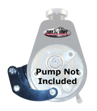 Load image into Gallery viewer, Tuff Stuff Performance Accessories Power Steering Bracket SWP Black 6504B fits SBC - Main Product View