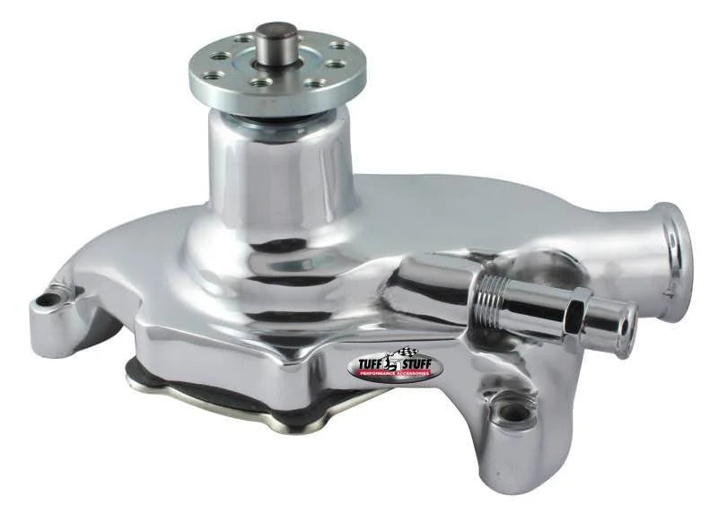 Tuff Stuff Performance Accessories SBC Water Pump Short Smoothie Chrome 1353NA