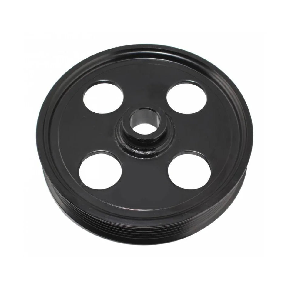 Tuff Stuff Performance Accessories Type II Power Steering Pulley 6 Groove Black 8489B