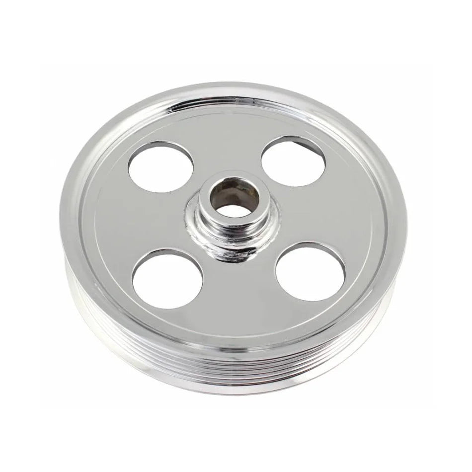 Tuff Stuff Performance Accessories Type II Power Steering Pulley 6 Groove Chrome 8489A