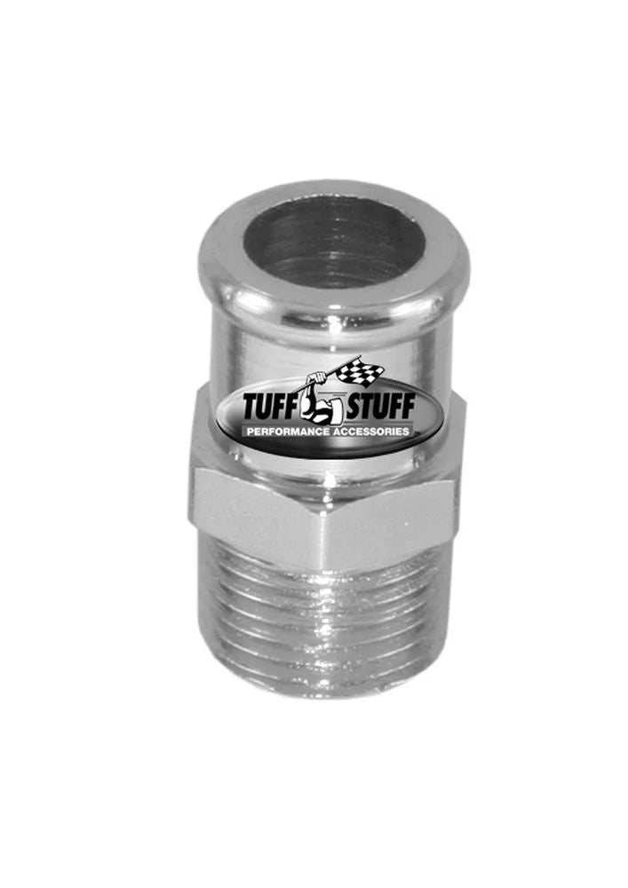 Tuff Stuff Performance Accessories Water Pump Chrome Hose Nipple For 3/4in Hose 4450B