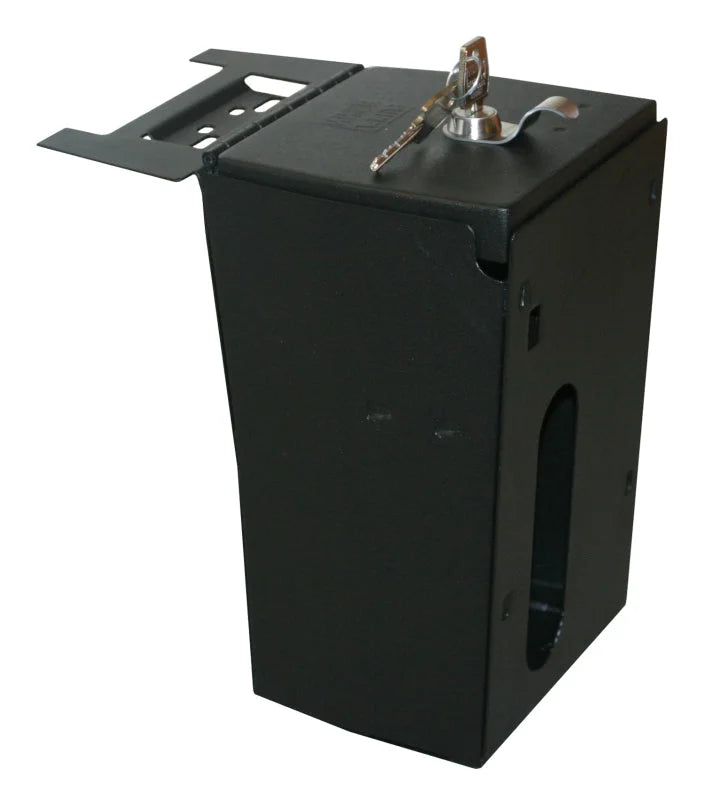 Tuffy 11-18 Jeep Wrangler Console Safe W/ Keyed Lock - Side View
