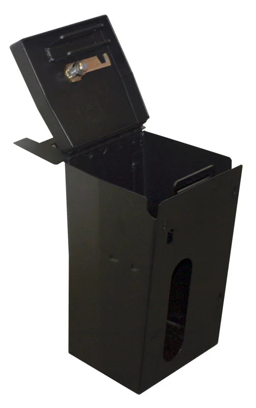 Tuffy 11-18 Jeep Wrangler Console Safe W/ Keyed Lock - Installation View