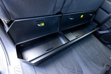 Load image into Gallery viewer, Tuffy 2019+ Chevrolet Silverado Underseat Lockbox w/ Keyed Lock - Back View