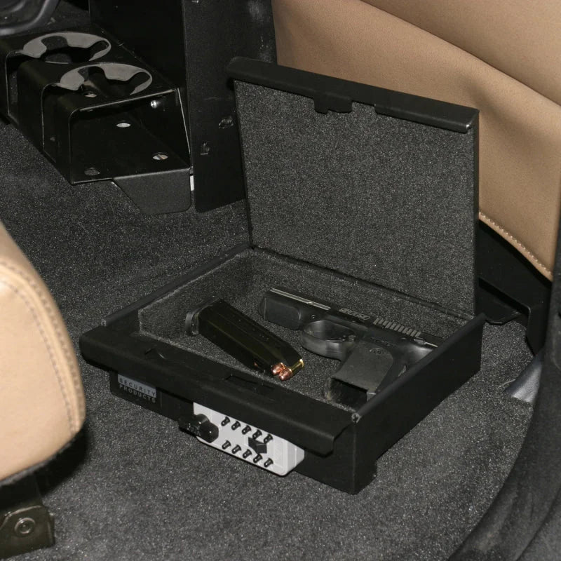 Tuffy Conceal Carry Valuables Tote W/ Combo Lock - Side View