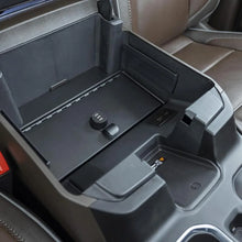 Load image into Gallery viewer, Tuffy Console Safe W/ Combo Lock For Chevrolet Silverado W/ Wireless Charging Pad Console - Side View