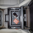 Load image into Gallery viewer, Tuffy Console Safe W/ Combo Lock For Chevrolet Silverado And Gmc Sierra W/ Flow Thru Console - Back View