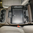 Load image into Gallery viewer, Tuffy Console Safe W/ Combo Lock For Chevrolet Silverado And Gmc Sierra W/ Flow Thru Console - Installation View