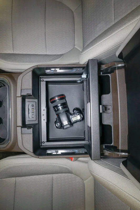 Tuffy Console Safe W/ Combo Lock For Chevrolet Silverado And Gmc Sierra W/ Flow Thru Console - Additional View 8